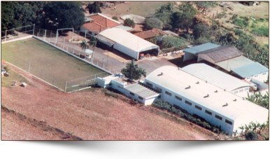 Foto aérea da empresa Cerealista Botelho - empresa fundada há mais de 40 anos em Taquaritinga
